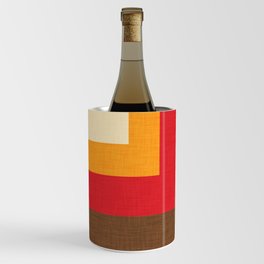Abstract Mod Cube Beige #midcenturymodern Wine Chiller