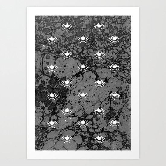 RUNNING UP THAT HILL Art Print