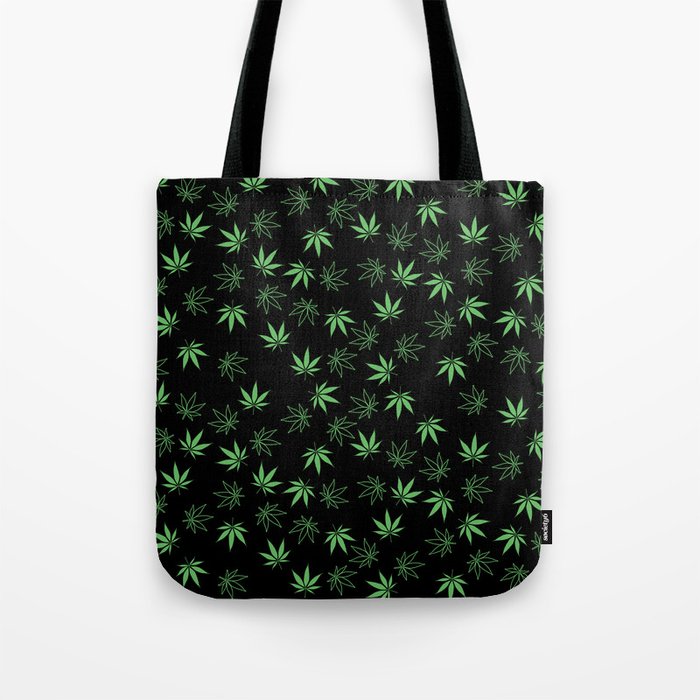 Weed Pattern Tote Bag