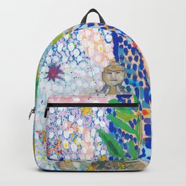 Buddha and Frangipani Backpack