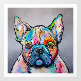 French bulldog Art Print