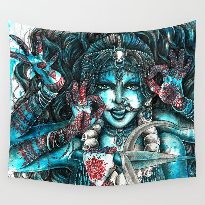 Goddess sales kali tapestry