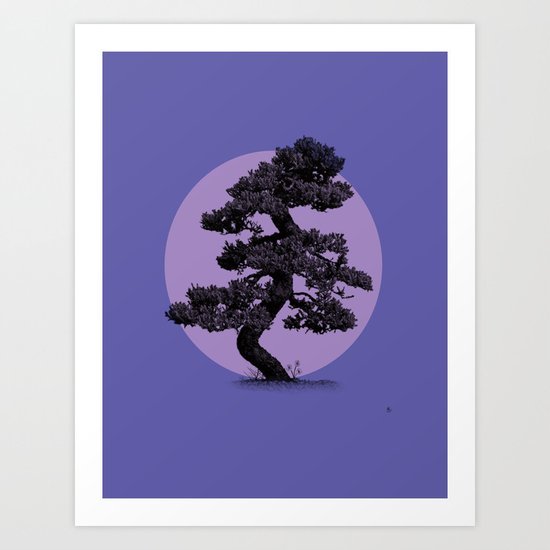 Lavender Night Art Print