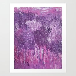 Lilacs in Bloom Art Print
