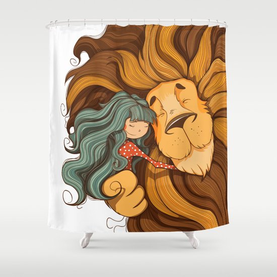 Lion Shower Curtain