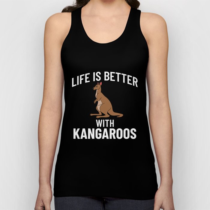 Kangaroo Red Australia Animal Funny Tank Top