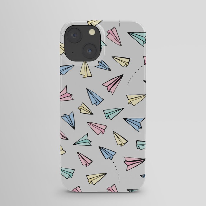 Paper Planes in Pastel iPhone Case