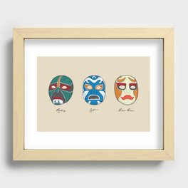 Three Ninjas Recessed Framed Print