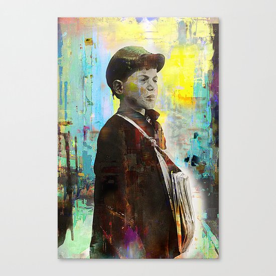 Breaking news Canvas Print