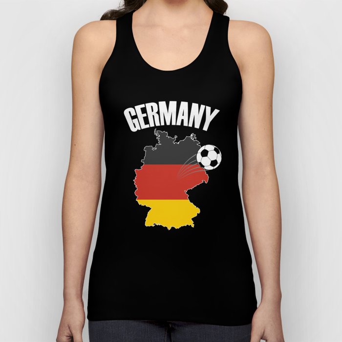 Germany Flag Soccer - German M Tank Top