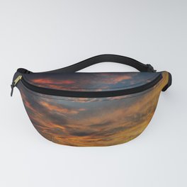 Blue And Yellow Sky By The Sunset Fanny Pack