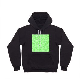 Tiny Spots - White and Neon Green Hoody