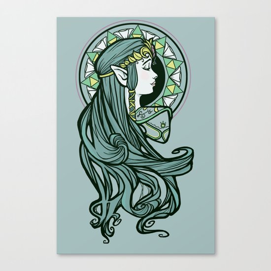 Zelda Nouveau Canvas Print