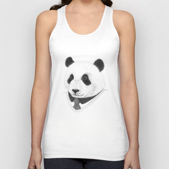 Panda Unisex Tank Top