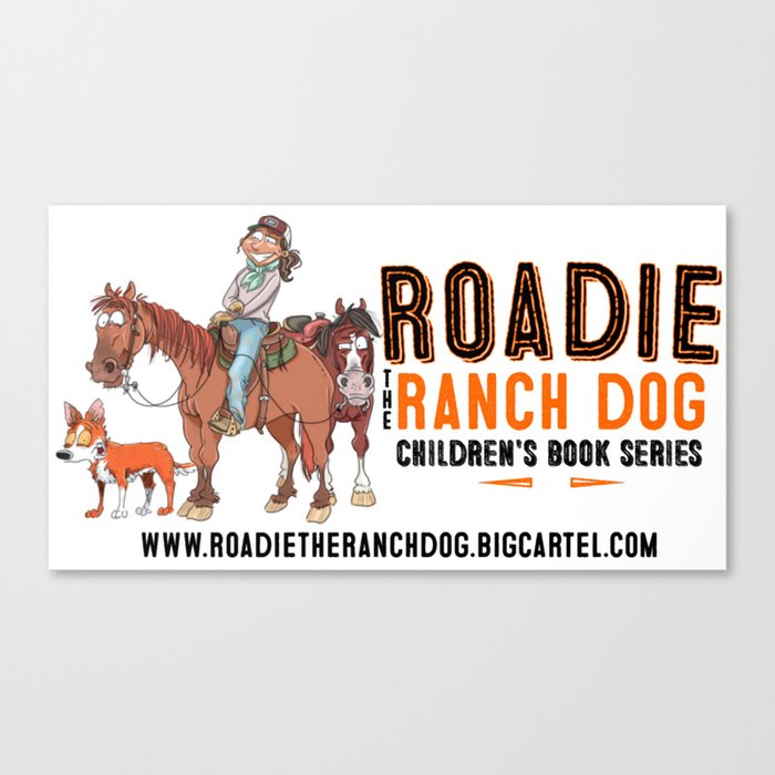 ROADIE THE RANCH DOG Canvas Print