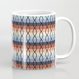 Vintage DNA - Black on Rainbow  Mug