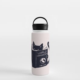 World Domination For Cats Water Bottle
