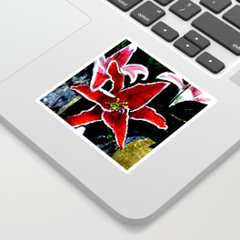 Tiger Lily jGibney The MUSEUM Society6 Gifts Sticker