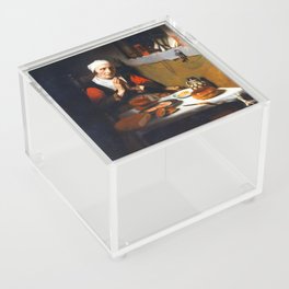 Nicolaes Maes Old Woman at Prayer Acrylic Box