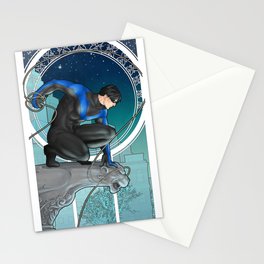 Nightwing Nouveau Stationery Cards