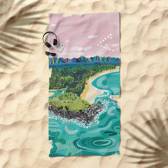 Society6 beach towels on sale