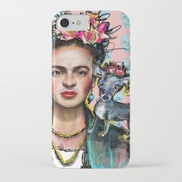 Frida + Perrito iPhone Case