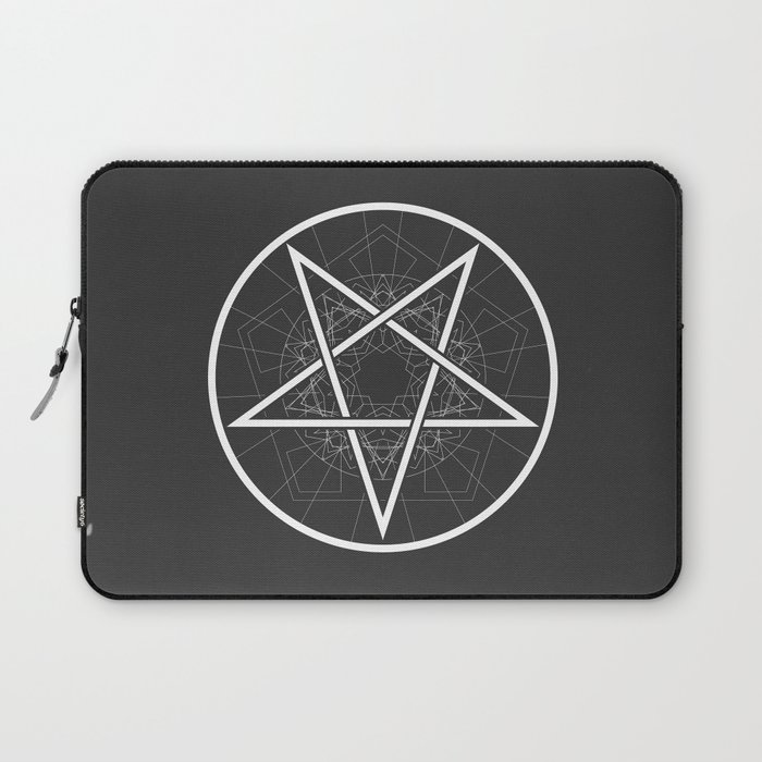 Baphomet Pentagram Star - Satanic sign Laptop Sleeve