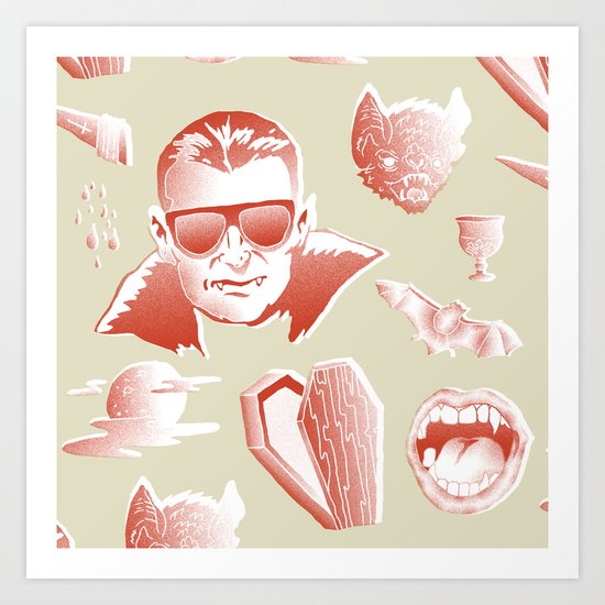 Vampcation Art Print