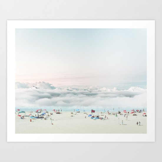 BEACH DAY Art Print