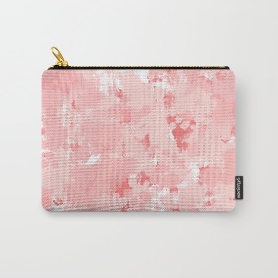 Grace - watercolor modern minimal abstract painting pink pastel office decor Carry-All Pouch