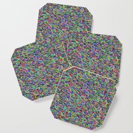 Rainbow Forest Abstract Design Coaster