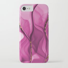 Ink Marble And Gold Texture  iPhone Case