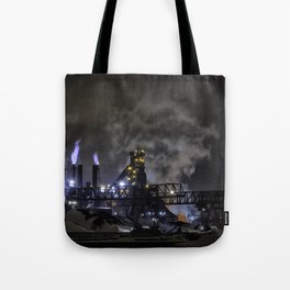 Steel Mill Cleveland, Ohio Industrial Tote Bag