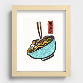Ramen Noodle Japanese Food Kitchen Recessed Framed Print