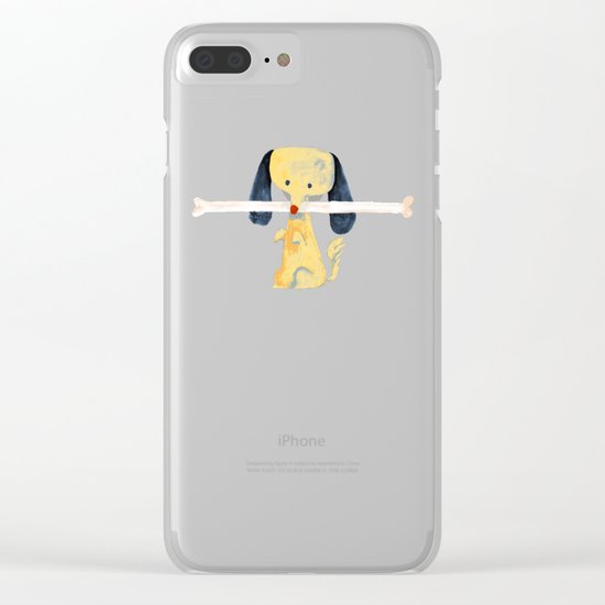 Lucky dog Clear iPhone Case