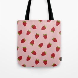 Cute Strawberries Tote Bag