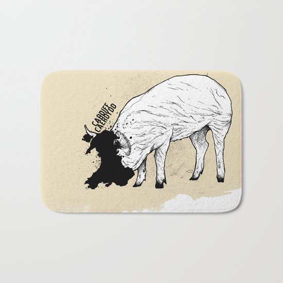 Locals Only - Cardiff, Wales Bath Mat