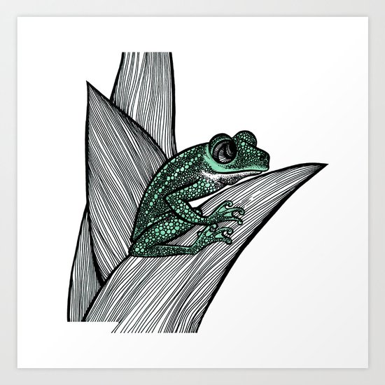Croac Art Print