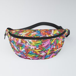 Rainbow Sprinkles Sweet Candy Colorful Fanny Pack