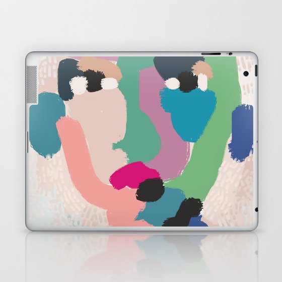 Painted portrait Laptop & iPad Skin