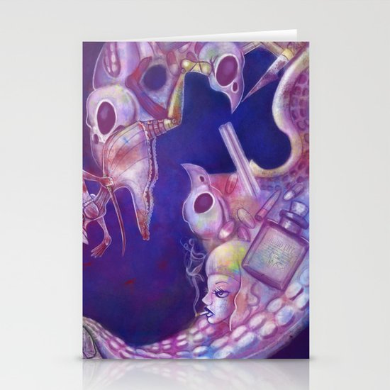 Brain Vomit Stationery Cards