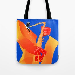 Consumed by Jazz Tote Bag