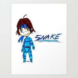 MGS - Snake Art Print