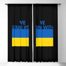 We Stand With Ukraine Blackout Curtain