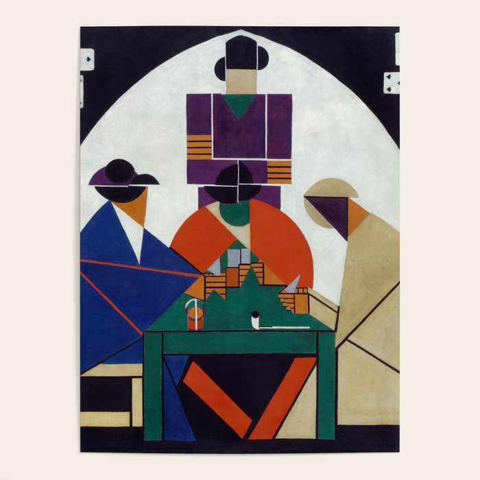 Card Players Theo van Doesburg Poster by Elegant Chaos Gallery Society6