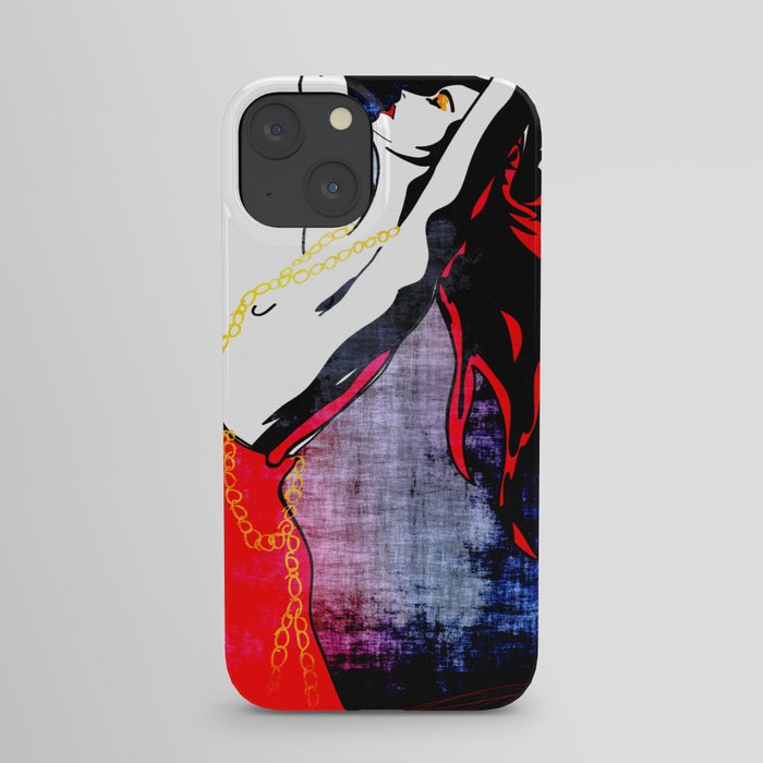Lady In Red iPhone Case