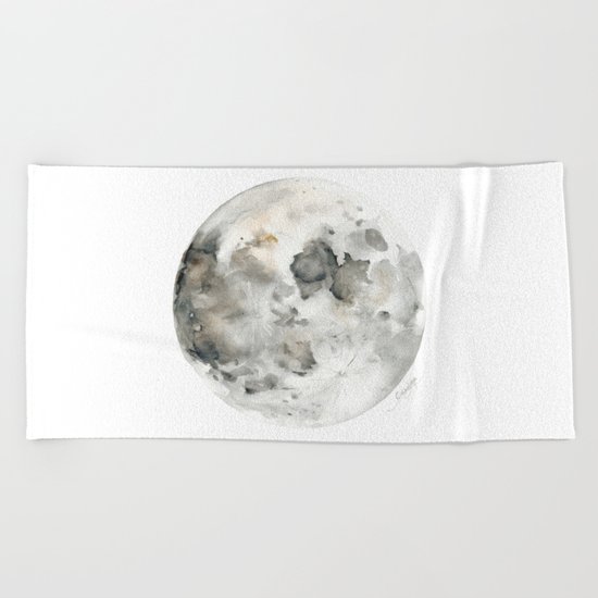Bare Moon Beach Towel