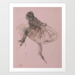 Degas: Study of a Ballet Dancer - Fine Art Print Art Print