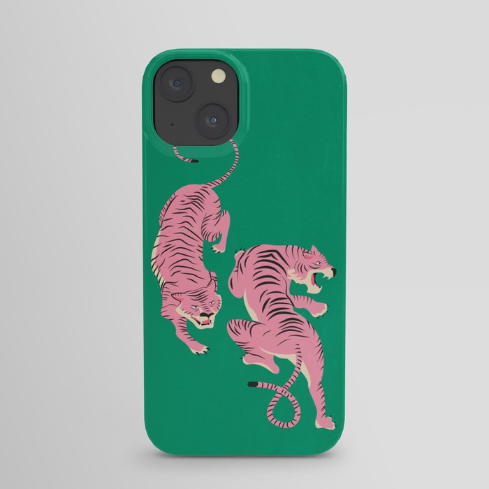 The Chase: Pink Tiger Edition iPhone Case