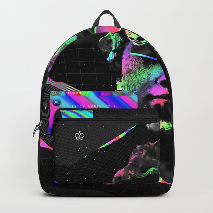 Vaporwave statue Backpack by KlarensM Society6